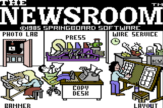 The Newsroom (1985, Springboard&nbsp;Software)