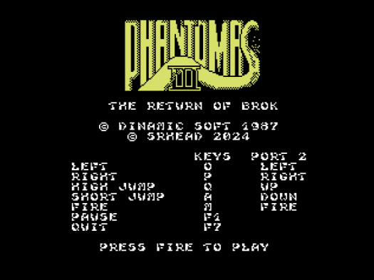 Phantomas III – The Return of Brok&nbsp;(preview)