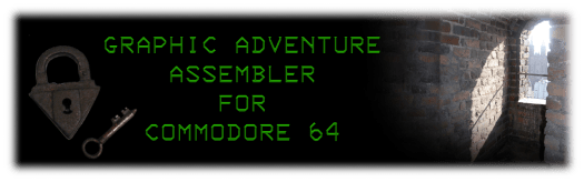 Graphic Adventure Assembler for Commodore 64 (2023, Jeffrey&nbsp;Ouellette)