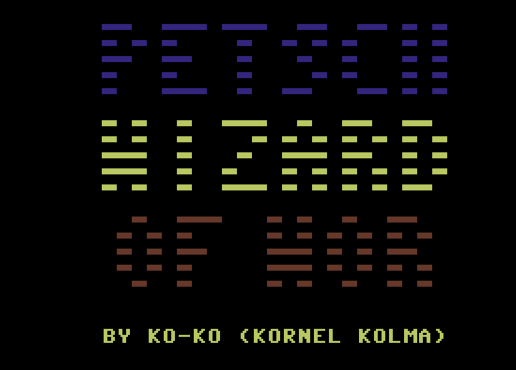 PETSCII Wizard of Wor (2024, Kornel&nbsp;Kolma)