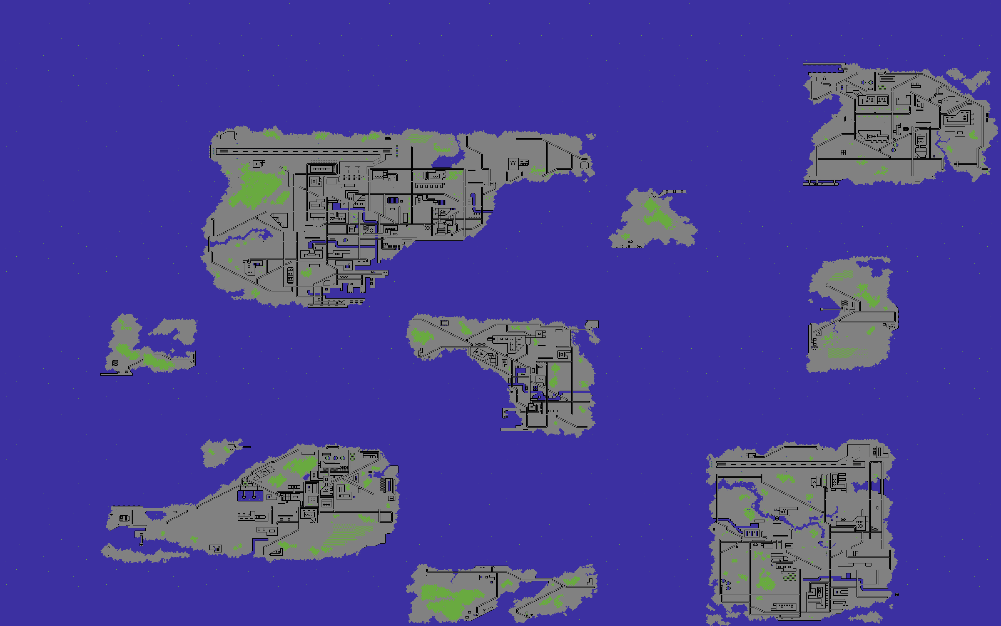 Bandyup Map Bungeling_Bay_Map – The Universe of Commodore 64