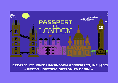 Passport to London (1985, Joyce&nbsp;Hakansson)