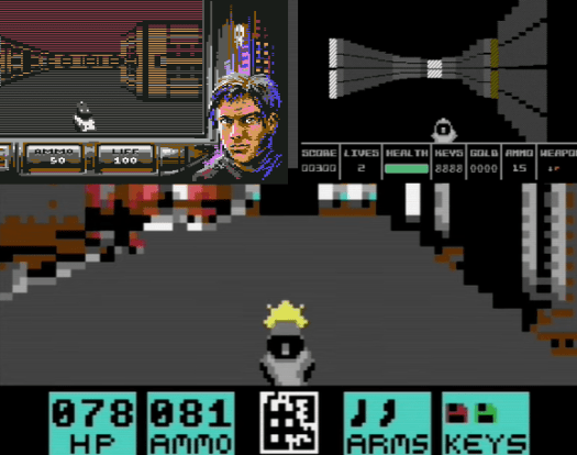 3D FPS-videogames for Commodore 64 in&nbsp;development