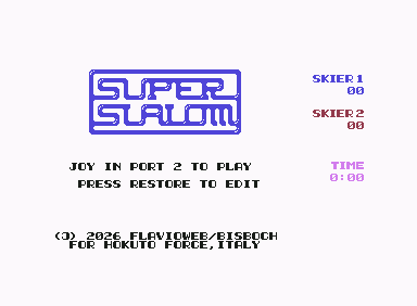 Super Slalom + Editor (2026, Flavioweb and Bisboch)