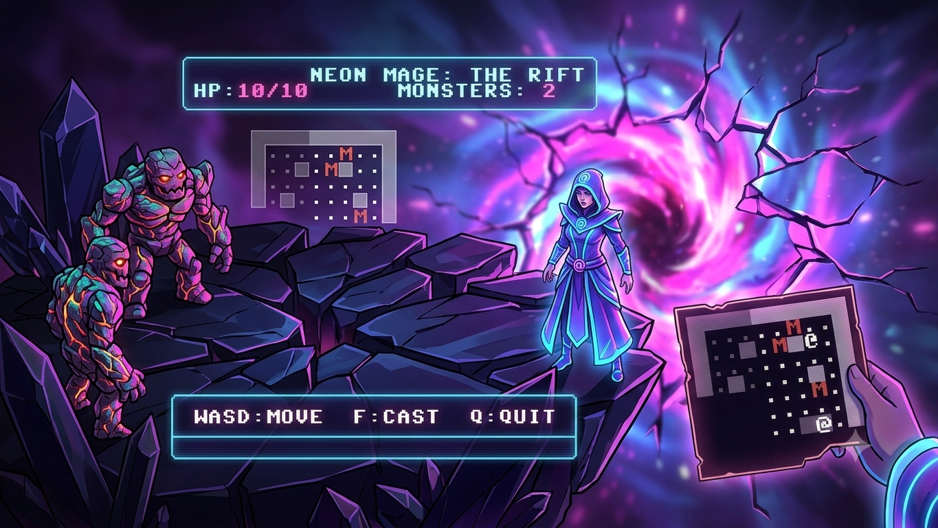 Neon Mage - The Rift - Coming soon