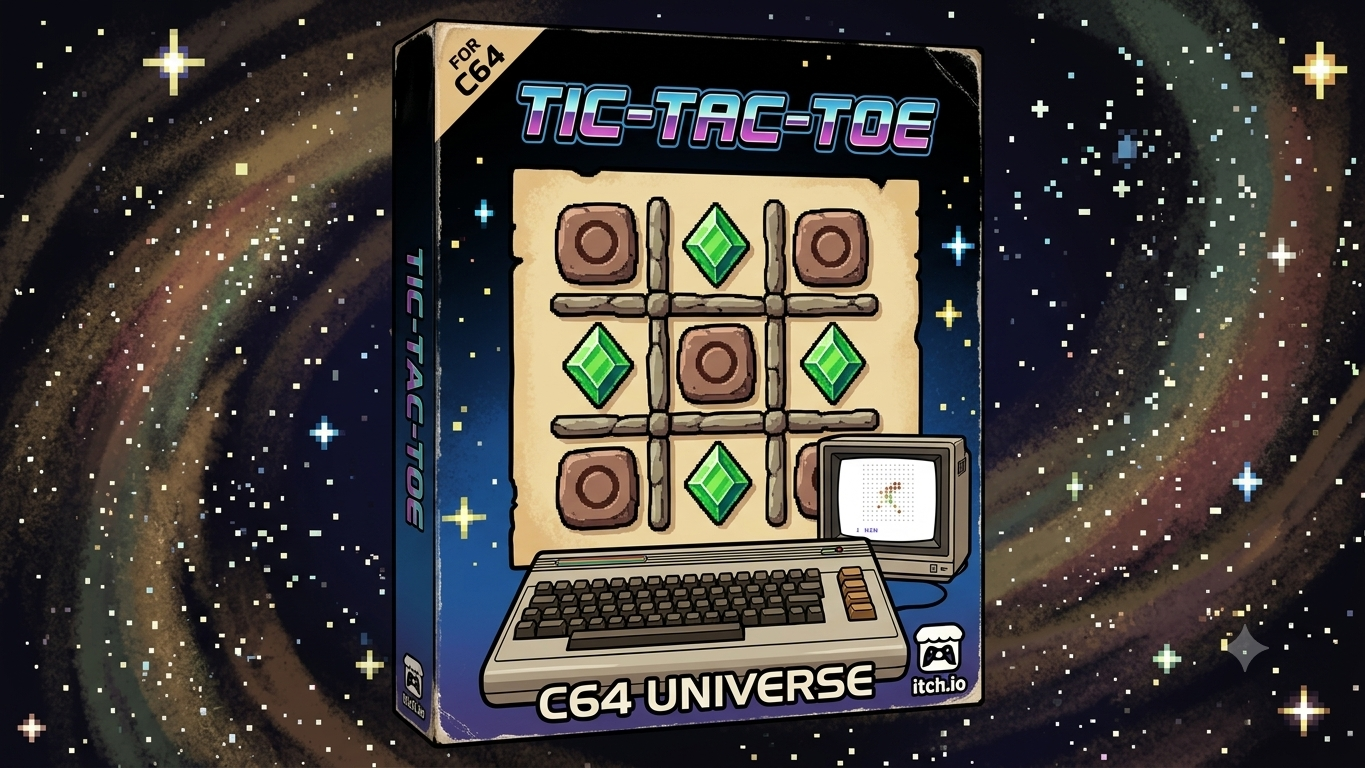 Tic-tac-toe for Commodore 64 - In development